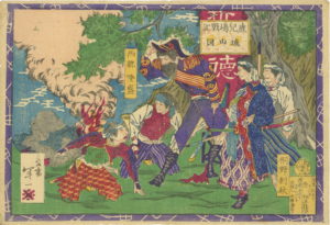 1877-10-10 年一「鹿児嶋戦記　城山図」